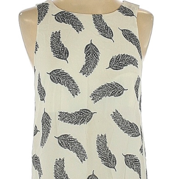 Host Pick-Beautiful H& M Sleeveless Black andIvory Paisley Print Dress in Size 4 - Picture 3 of 4